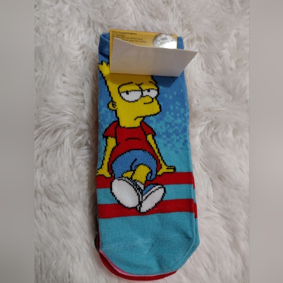 The Simpsons Low Cut 5 Pair Multi-Pack Socks Adult Size 4-10 - Picture 7 of 7